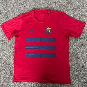 Real Salt Lake - Adidas Warm Up T-Shirt - Size Large